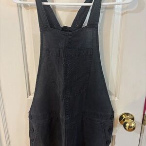 James Perse Los Angeles black 100% cotton overalls * read description  Charcoal